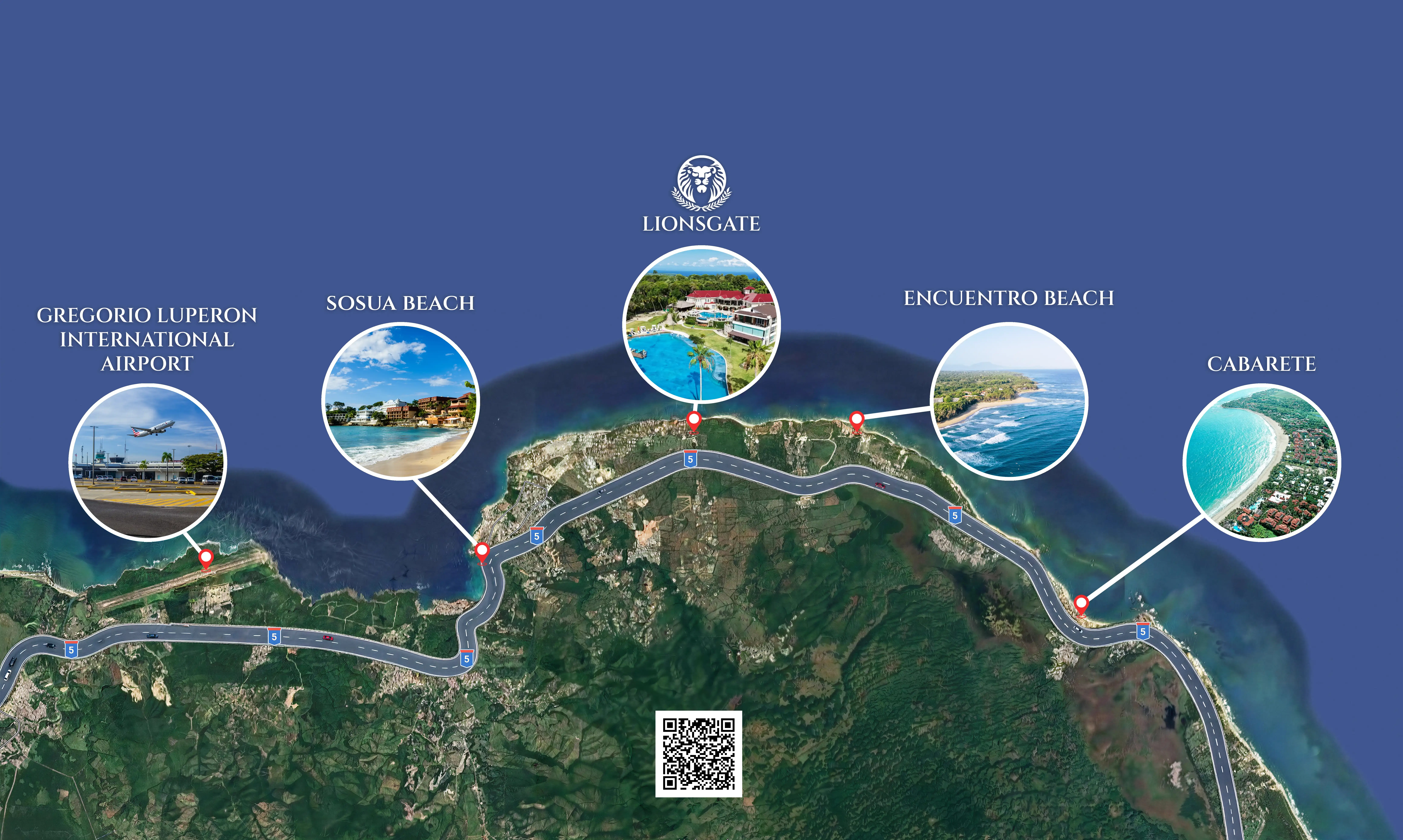 Lionsgate location map